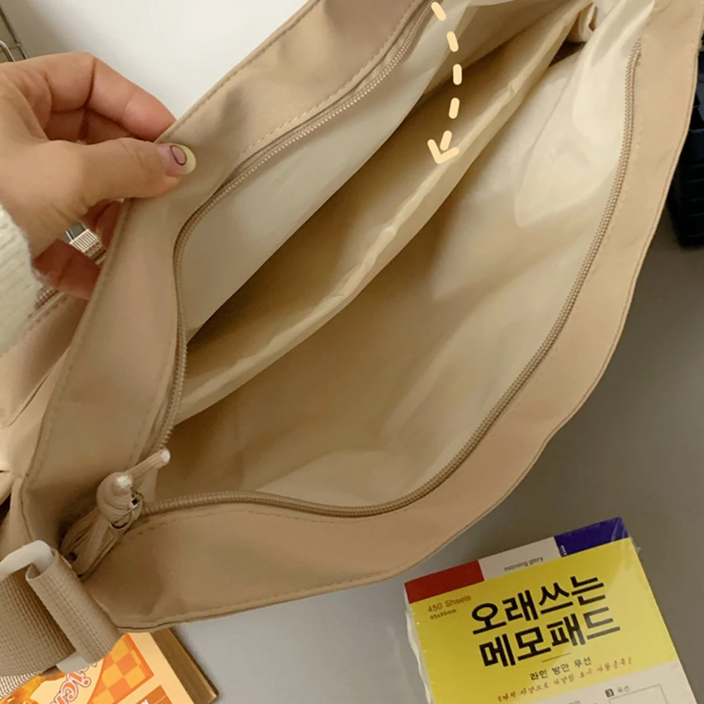 

Women Ita Bag Japanese Style Shoulder Purse with Clear Window Teenagers School Bag Adjustable Strap Trendy Outdoor Bag