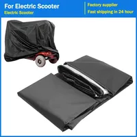 Universal Electric Scooter Cover 142*66*91cm 210D Black Oxford Cloth Multifunctional Cover Waterproof Windproof Protective Cover