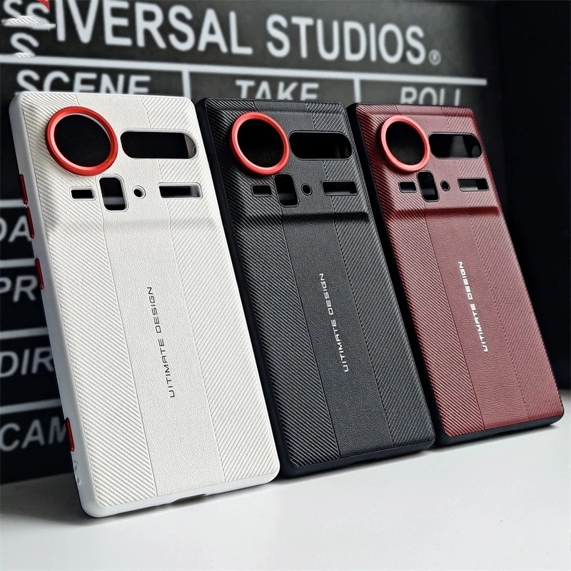 

Для ZTE Nubia Z80 Ultra чехол кожаный жесткий чехол для Nubia Z80 Z80Ultra 5G модный противоударный бампер