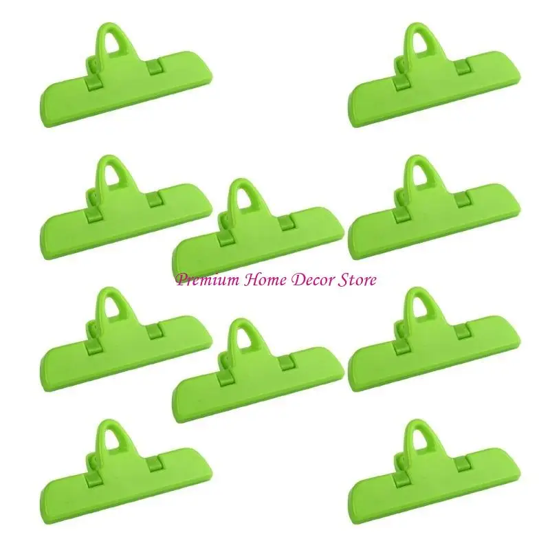 

10pcs Sturdy Plastic Clip Portable for Sealing Snacks Bags Home or Office JOMD