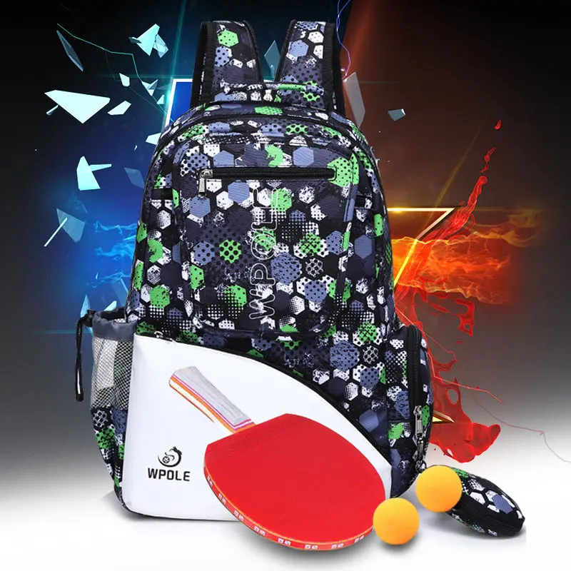 

New Design Table Tennis Racket Backpack Sports Backpack Creative High Quality Bag