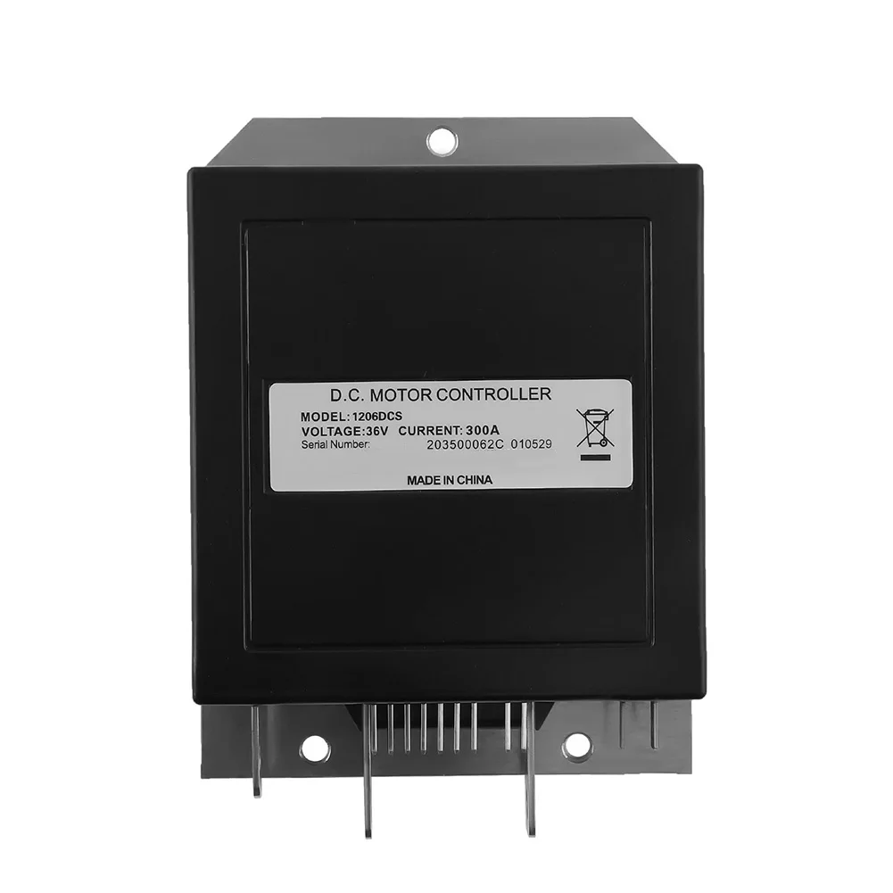 Black SepEx Motor Controller 36V Golf Cart Motor Controller 1206SX Controller Upgrade Integrated Heat Dissipation