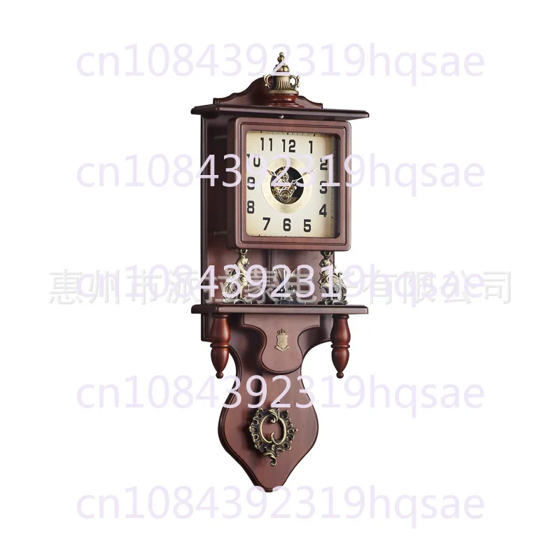 

Cl1609 Antique Wall Clock Home Decoration European and American Style See-through Movement Wall Clock