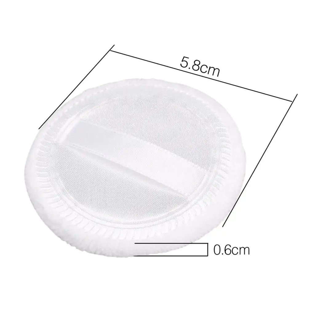 BB Cream Puff Soffio di polvere in velluto di cotone Frullatore per trucco da viaggio per fissare l'uso in polvere e fondotinta