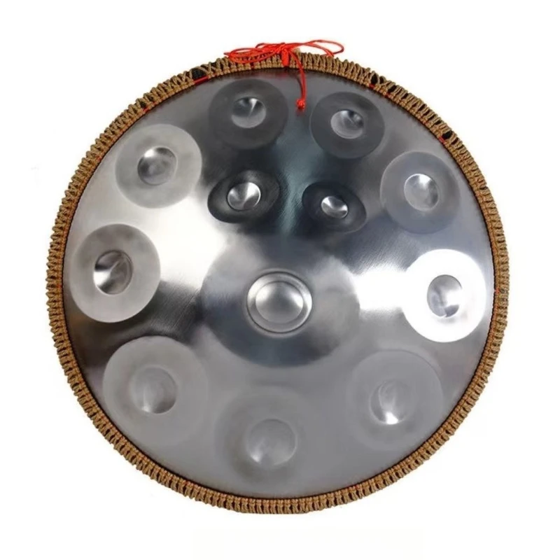 12 Tone Handpan Adult Meditation HandPans Ember Steel Nitrided Handpan Drum Vibrates Tone Professional Percussion Instruments