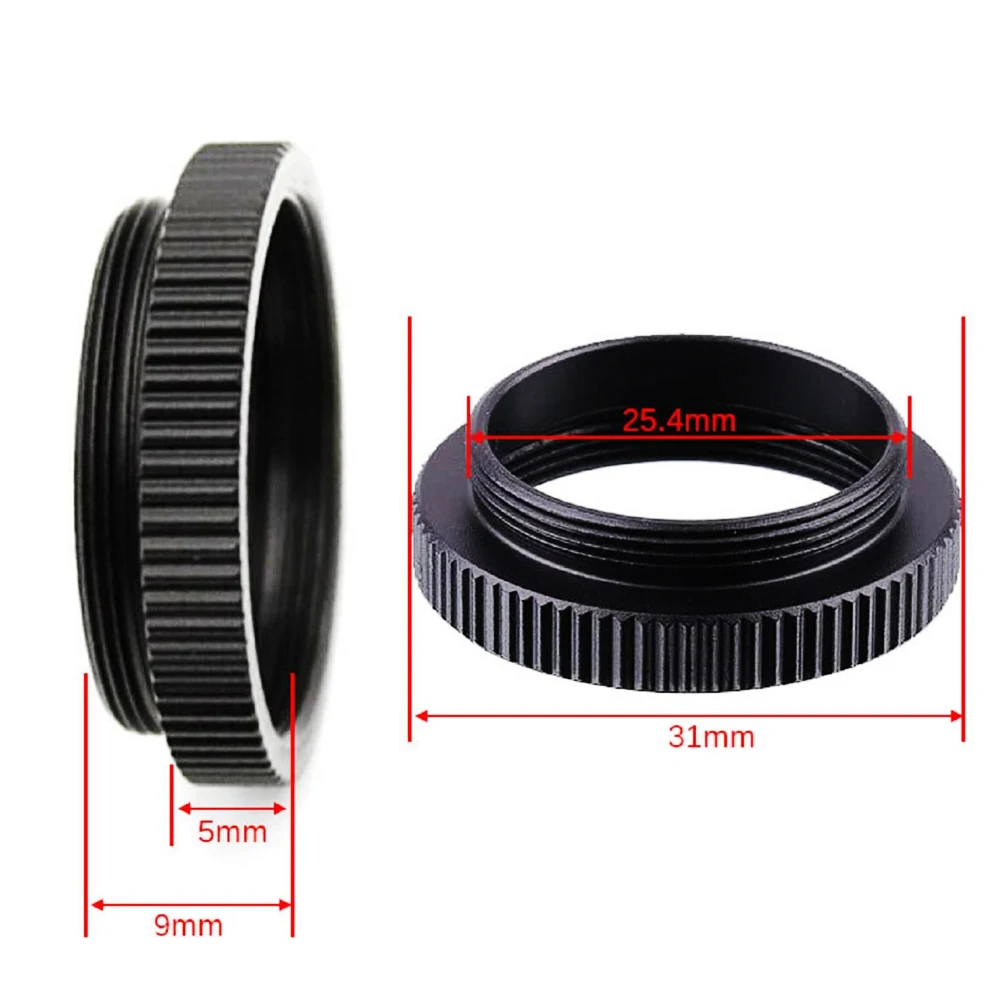 REDEAGLE-C-CS Mount Microscope Camera Lens Adapter Ring, Extension Tube, Suit para CCTV Security Camera, 5mm, 4Pcs