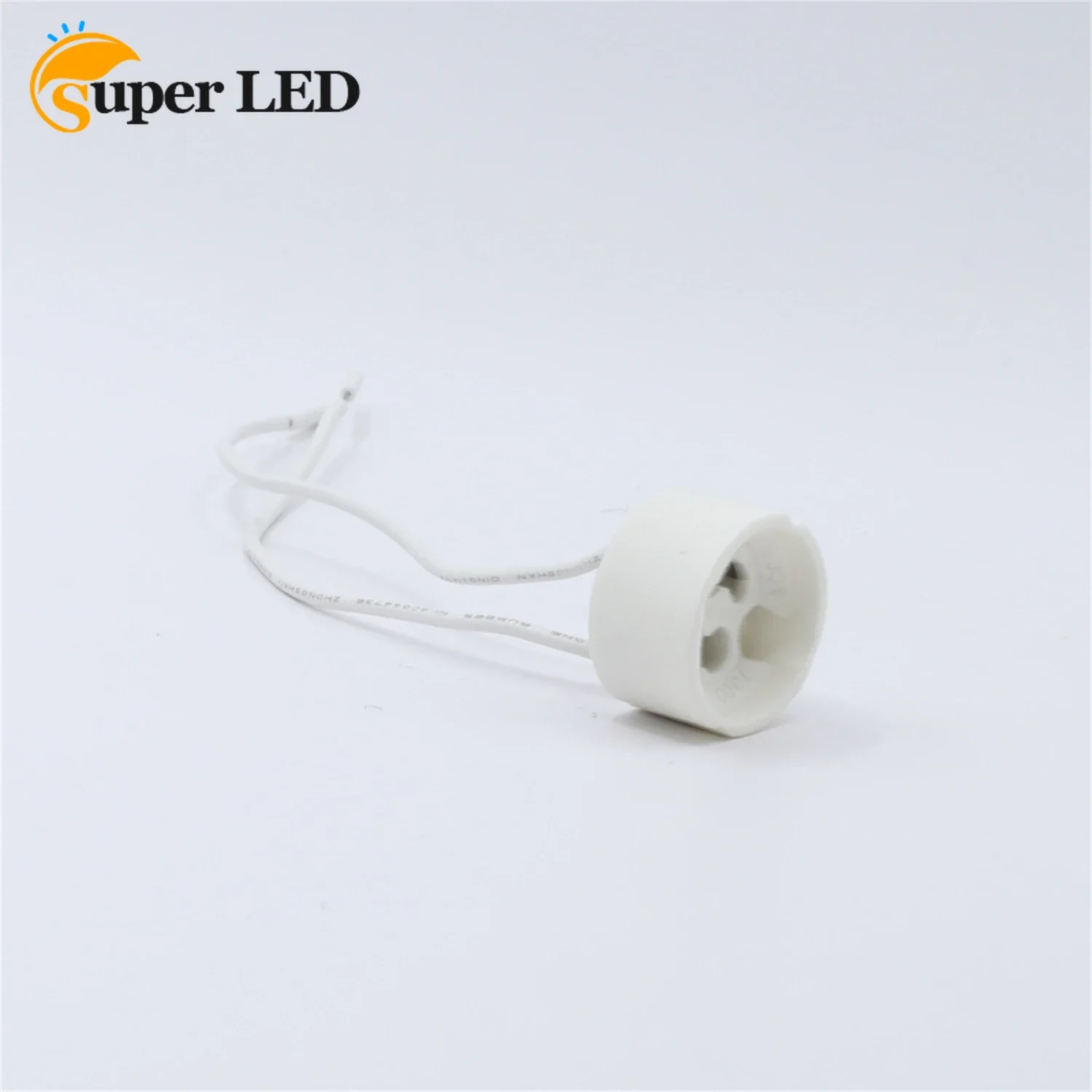 GU10 Lamp Holder Socket Base Adapter Wire Connector Ceramic Socket for GU10 LED Halogen Light