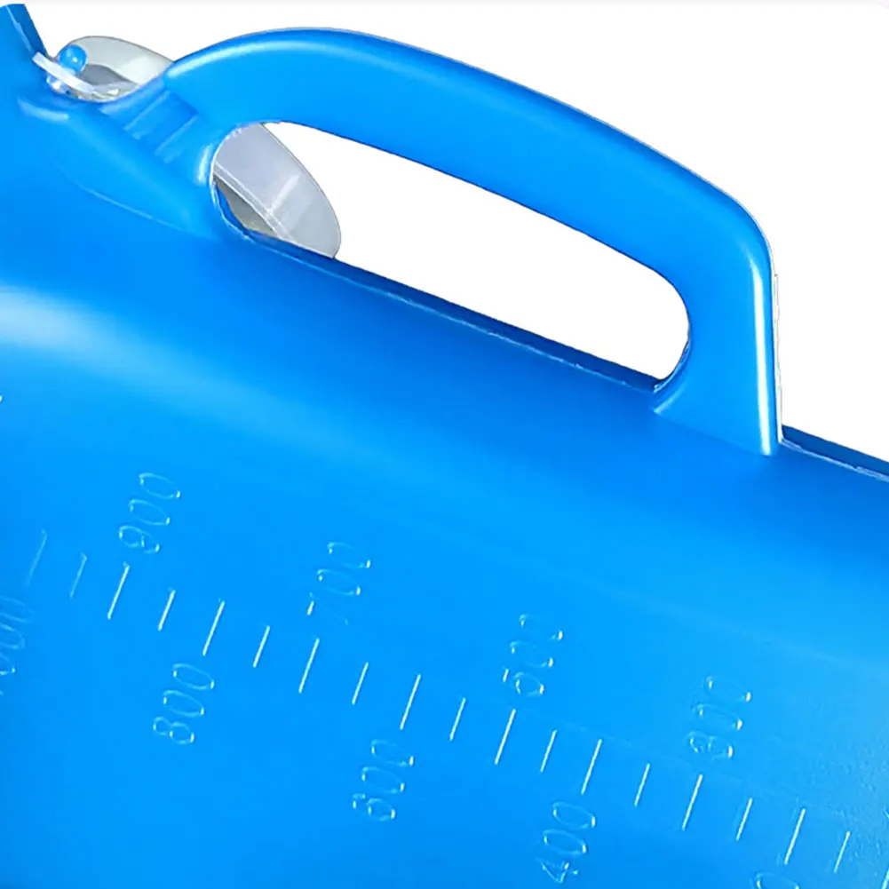 

Портативный пластиковый мочеприемник для мужчин объемом 1200 мл с крышкой, непроливаемый, для автомобиля, пожилых людей и при недержании