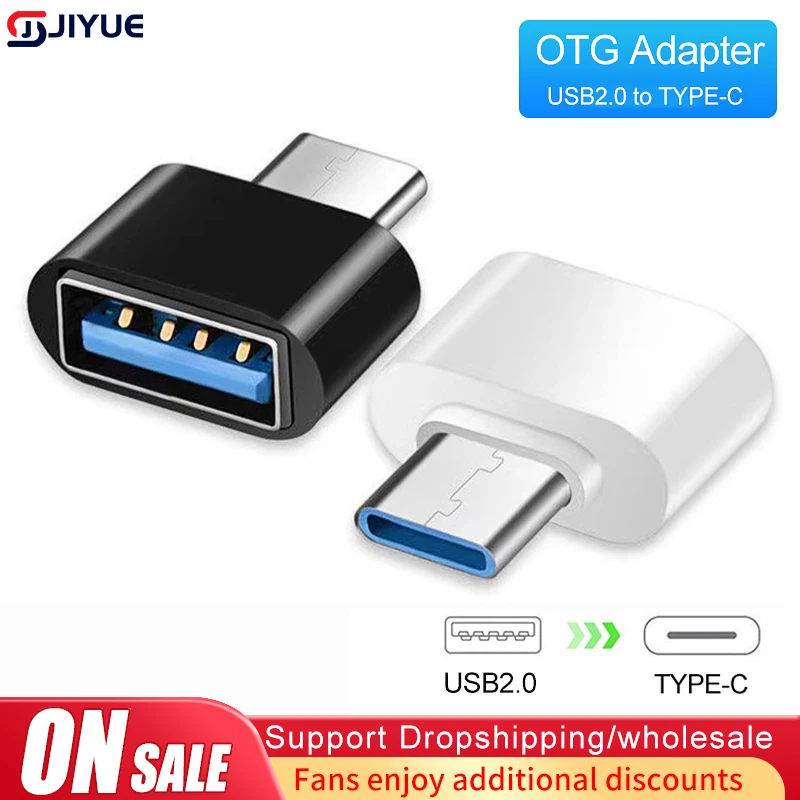 Type C to USB Adapter 2.0 USB-C Male OTG A Female Data Connector For MacBook Pro Pad Mini 6/Pro MacBook Air Type C Devices