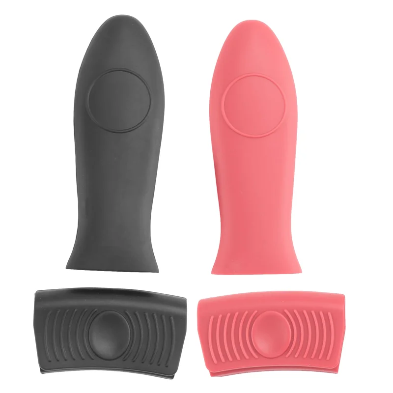 PB-силиконовый держатель горячей ручки и держатель вспомогательной ручки, чугунная крышка ручки сковороды, чугунная силиконовая крышка ручки