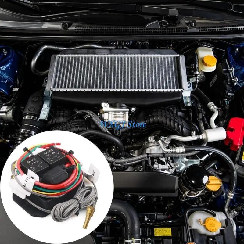 

37JE Enhanced Driving Safety Radiator Fan Controller Switches 104-230°F Temperatu