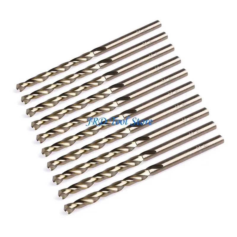 

A2UD 4mm Round Shank HSS Coated Twist Drill Bits Set, High Speed Steel Drill