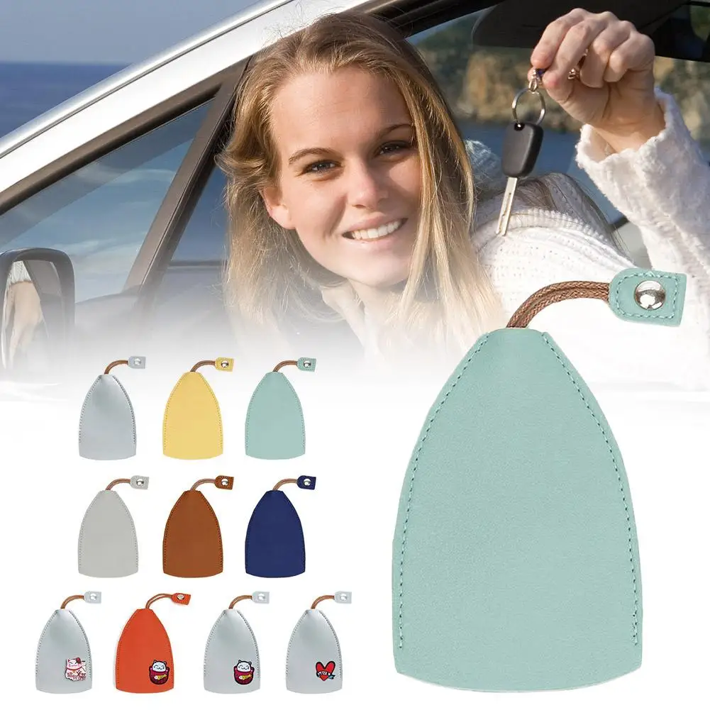 

Милый выдвижной ключ, искусственная кожа, кошелек для ключей с мультяшными животными, кроликами, брелок для ключей автомобиля, кожаная сумка для ключей B8P4