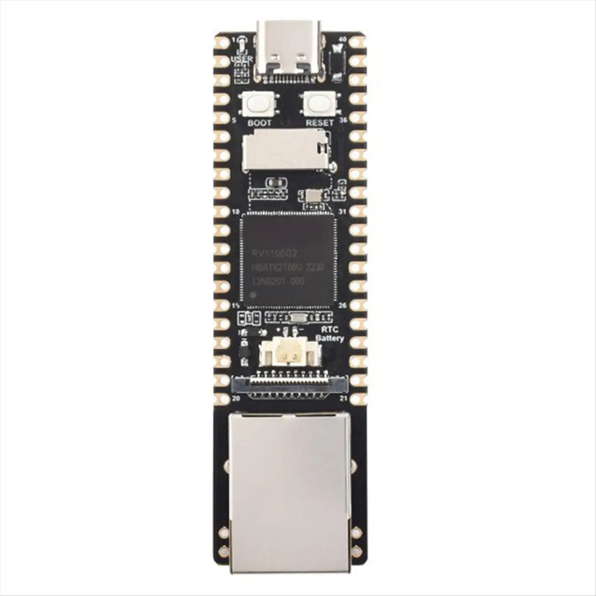 

(A32M) Плата для разработки Luckfox Pico Pro M, 128 МБ, Linux, AI-плата RV1106 ARM Cortex-A7/RISC-V, аналог Raspberry Pi Pico
