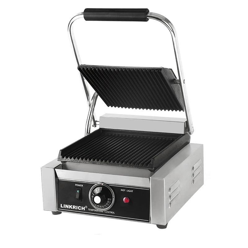 

Professional Restaurant Contact Panini Sandwich Grill Electric BBQ Sandwich Maker With 220V Power Factory Direct From Factory