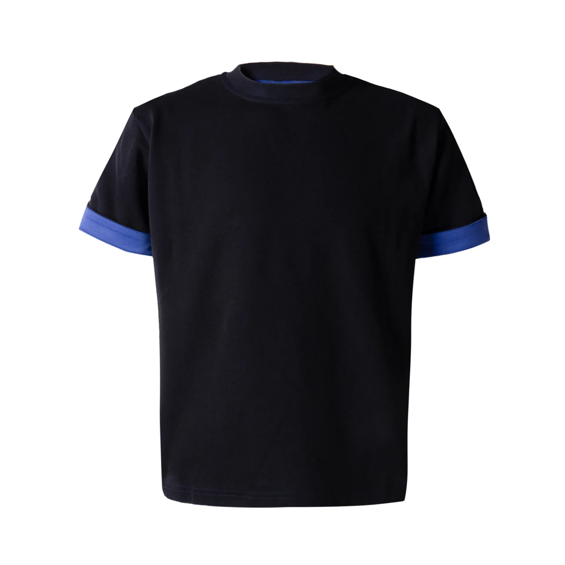 short sleeve tee t-shirt for men round neck short sleeved contrasting light vintage style basic short sleeved Korean reviews