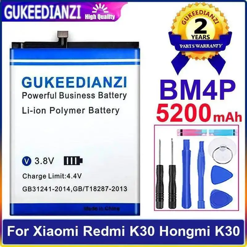 

5200Mah BM4P Mobile Phone Battery Stable For Xiaomi Redmi K30 Reliable Replacement