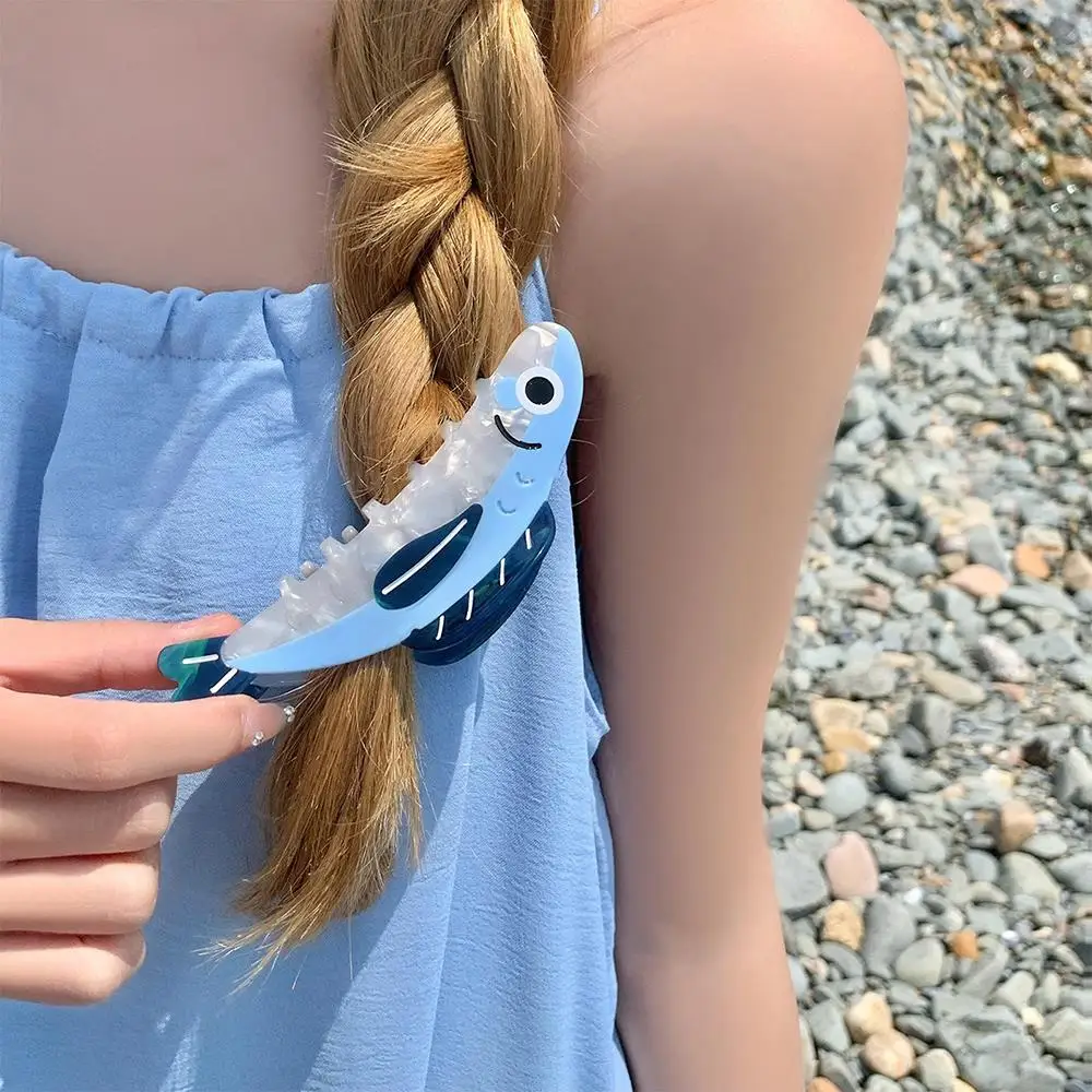 

Hair Clip Sardines Hair Claw Acrylic Item Geometry Fish Hairpin Ocean Animal Shark Clip DIY Hair Accessories Colorful Hairpin