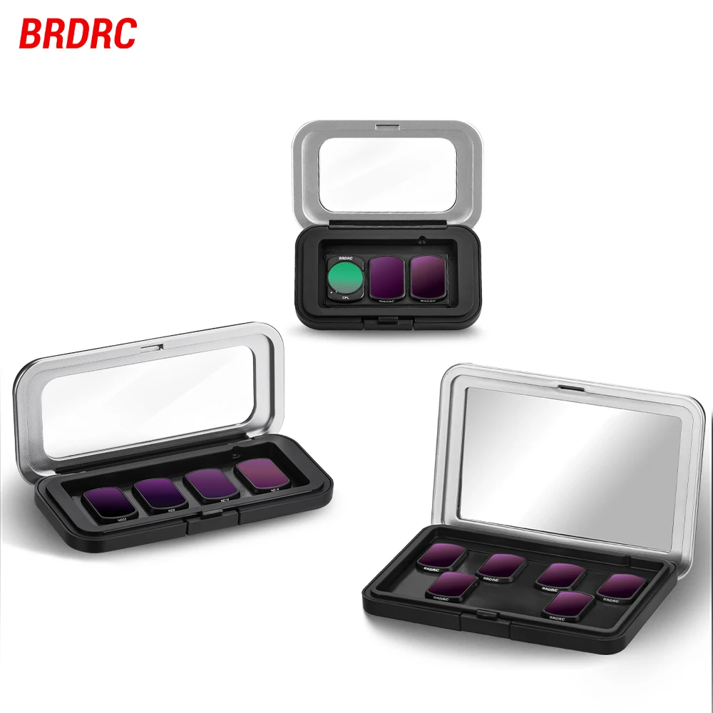 

BRDRC Filter Case for DJI Osmo Pocket 3 Filter Storage Box ND Lens Filter Spill-resistant Dust Protective Box Pocket3 Accessory