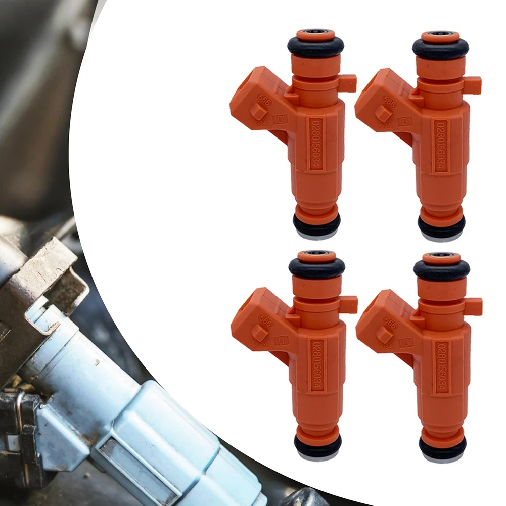 

4Pcs Car Fuel Injector Nozzle 0280156034 For 206 307 1007 Partner 1.6 16V Citroen C2 C3 Xsara Berlingo 2000-2014 Parts-X