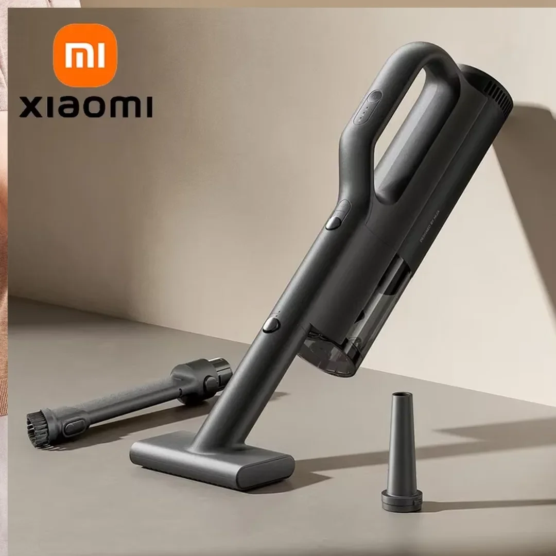 

XIAOMI MIJIA Car Vacuum Cleaner 21kPa Suction,Type-C Fast Charg,150mL Dust Cup,For Home Wireless Vacuum Cleaners,2400mAh Battery