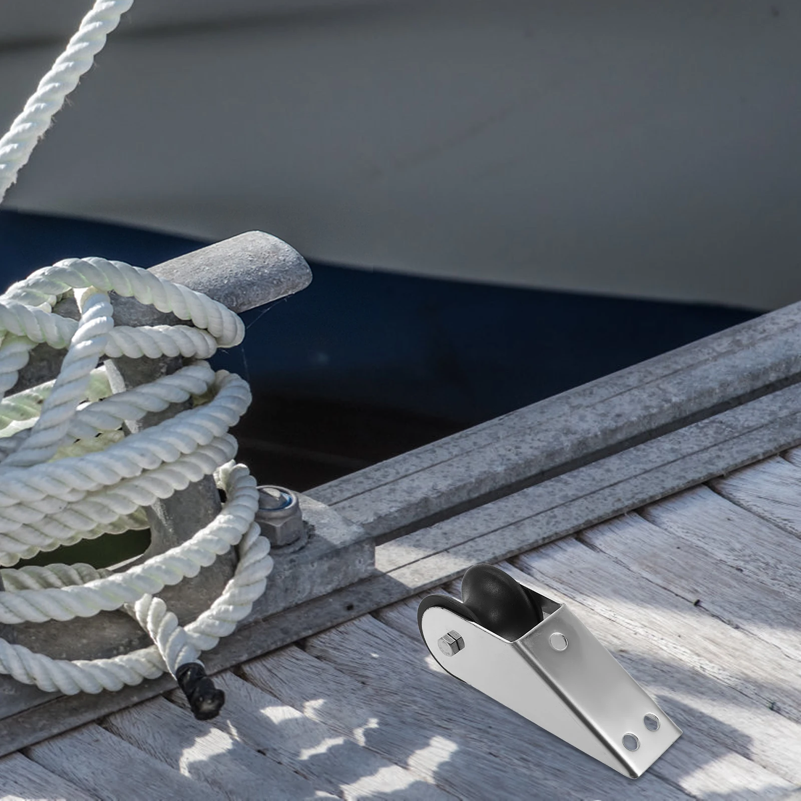 

Anchor Bracket Boat Winch Guide by Size Lift Wheel Kit Bow Roller Pulpit Trolley
