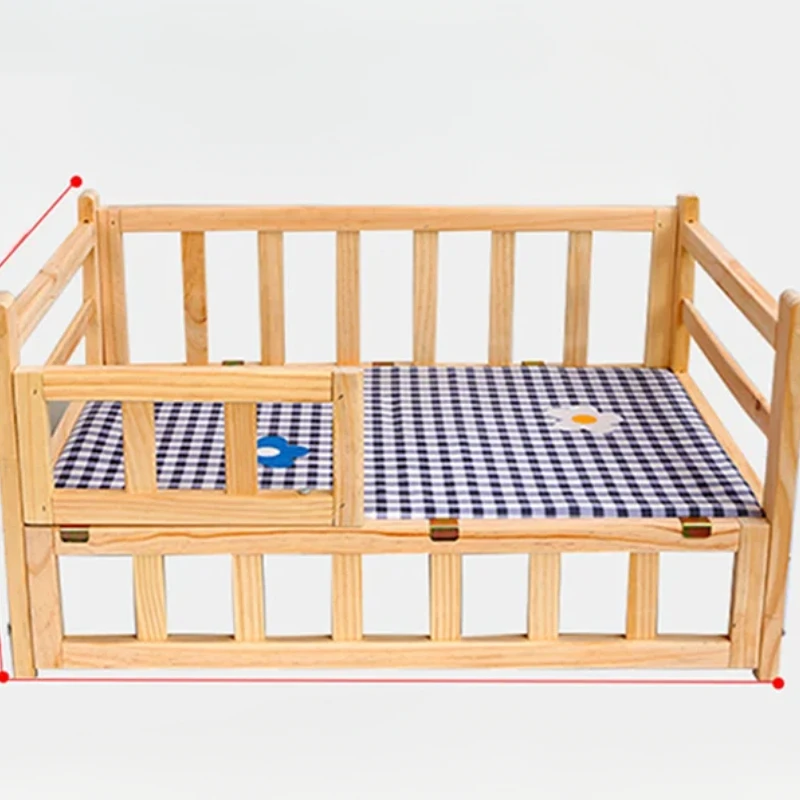 Off the Ground Solid Wood Pet Bed Four Season Universal Dog Bed Small to Large Teddy Bed at Special Price