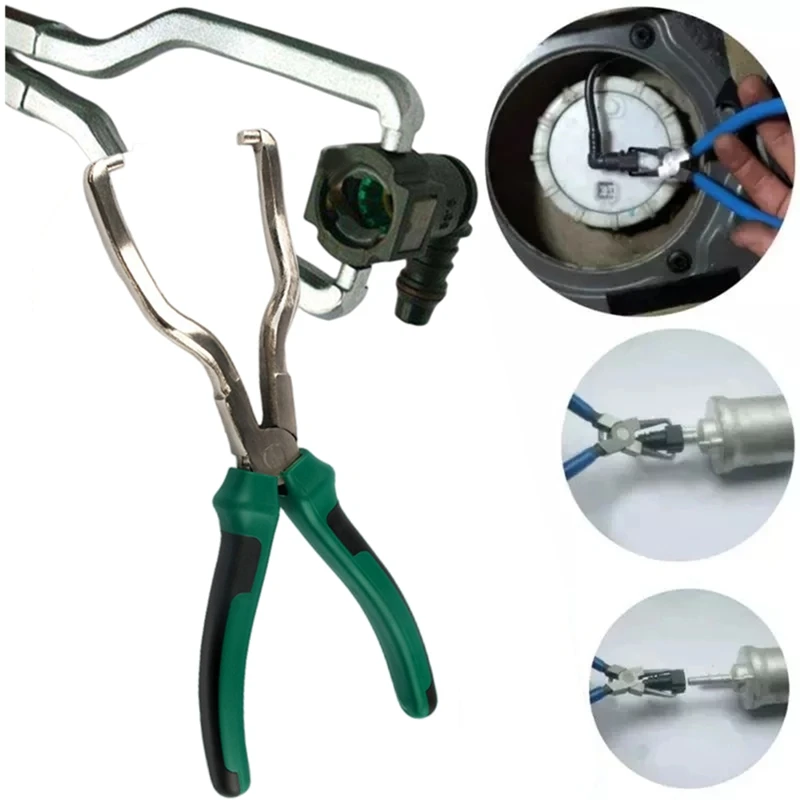 

Connector Clamp Gasoline Pipe Quick Connector Removal Clamp Fuel Pipe Buckle Clamp Filter Utility Tool Durable Easy To Use