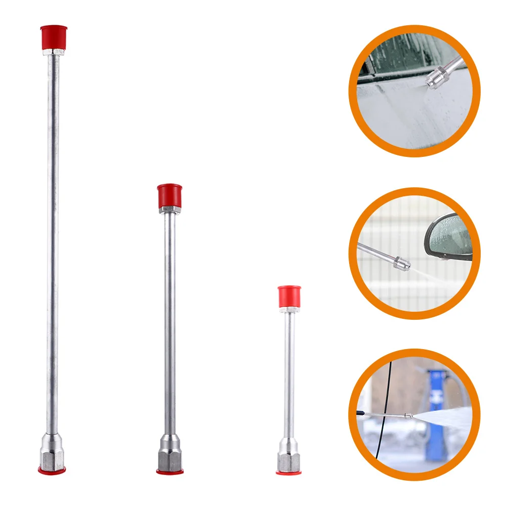 3 Pcs Sprayer Extension Pole Paint Accessories Rod for Airless Aluminum Alloy Pipe