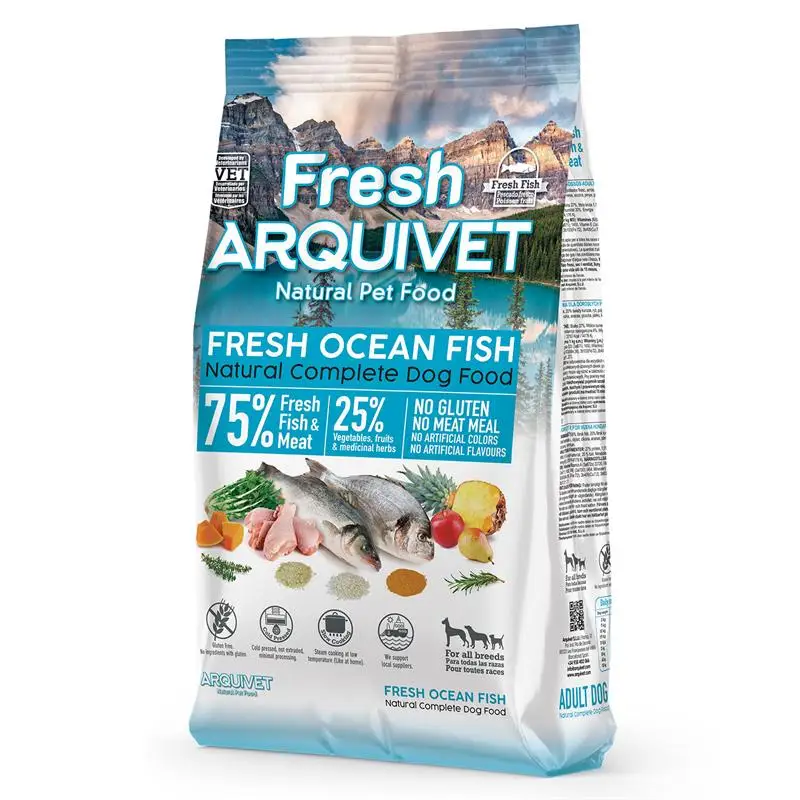 Archivet Fresh Ocean Fish 100gr 2.5kg 10kg Fish Dog Feed Natural Semi-wet Food