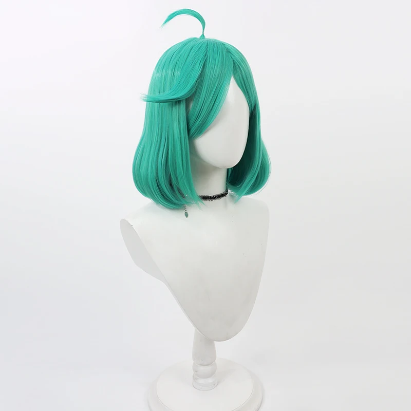 Anemo-Peluca de Anime Nemo para niñas mágicas, pelo corto Bobo verde para Cosplay, disfraz de Halloween