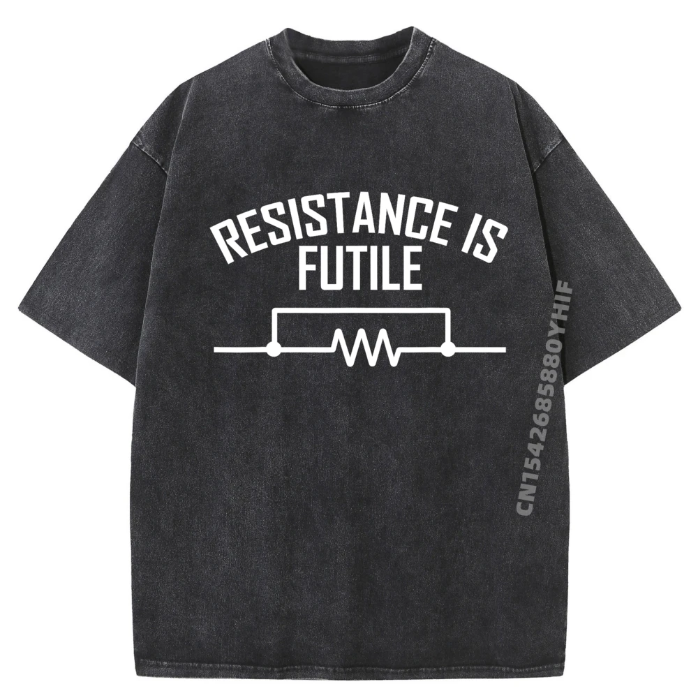 

Скидка Устойчивость к беспокойства Забавная футболка с электрическим графическим рисунком Молодежные топы Футболки Мужская модная стираная одежда