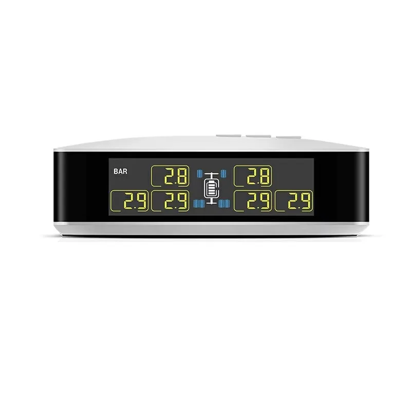 Careud TPMS U8B 6 Built-in Sensors Wireless Universal Solar RV Truck Trailer Tire Pressure Monitoring Automotive Tools