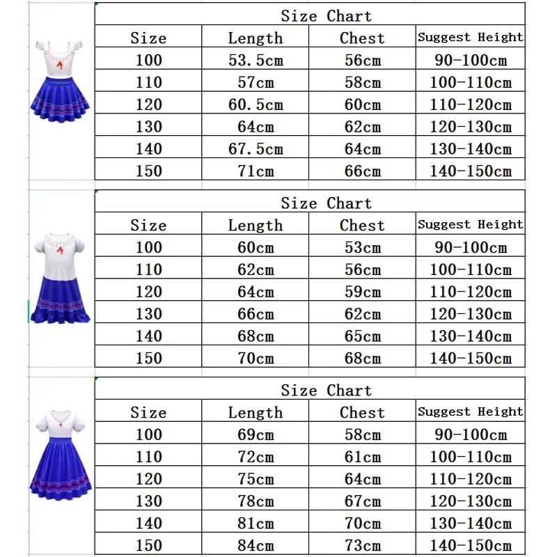 2022 nuove ragazze di estate Encanto Luisa mirasel sorella vestito cosplay elegante vacanza per bambini festa di compleanno costume cosplay abbigliamento