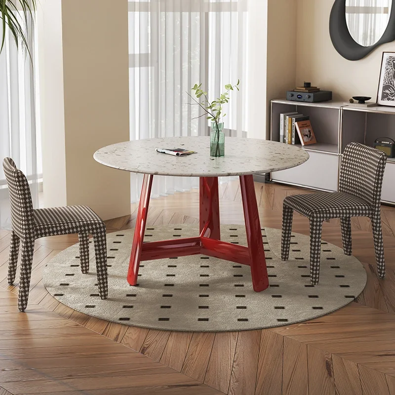 Dining Table Modern Living Room Round Tables Coffee Work Tables Kitchen Restaurant Decorative Table Muebles Design Dining Table