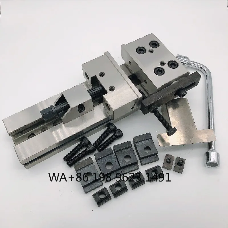 

GT200E-I Modular Precision Flat Jaw Vise GT200*600 Manual Drive High Rigidity Workholding Fixture for CNC Machining Center