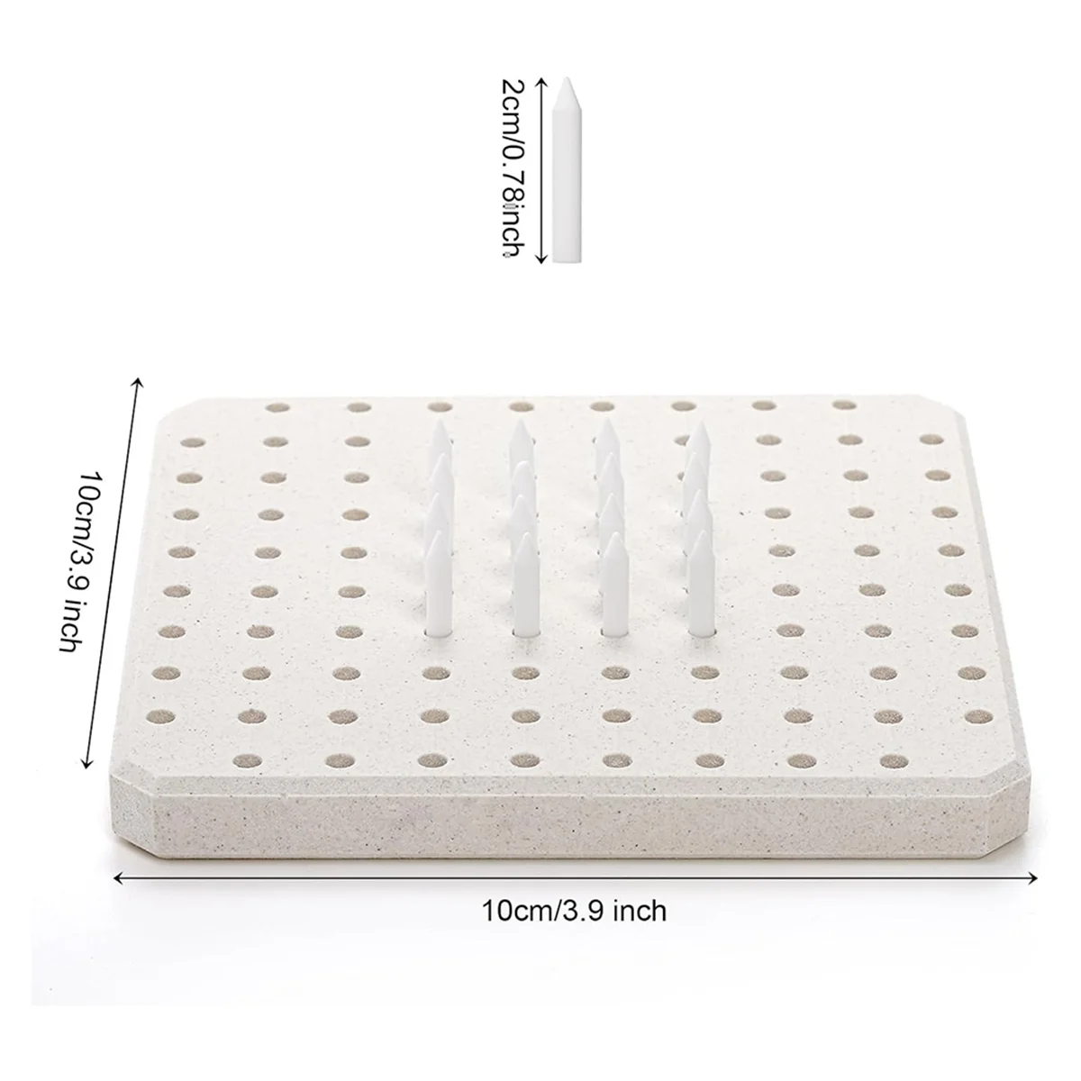 

AS63 Kiln Tilt Support Nail Pottery Firing Pad, Ceramic Refractory Support Pad, High Temperature Resistant Kiln Burning Tool
