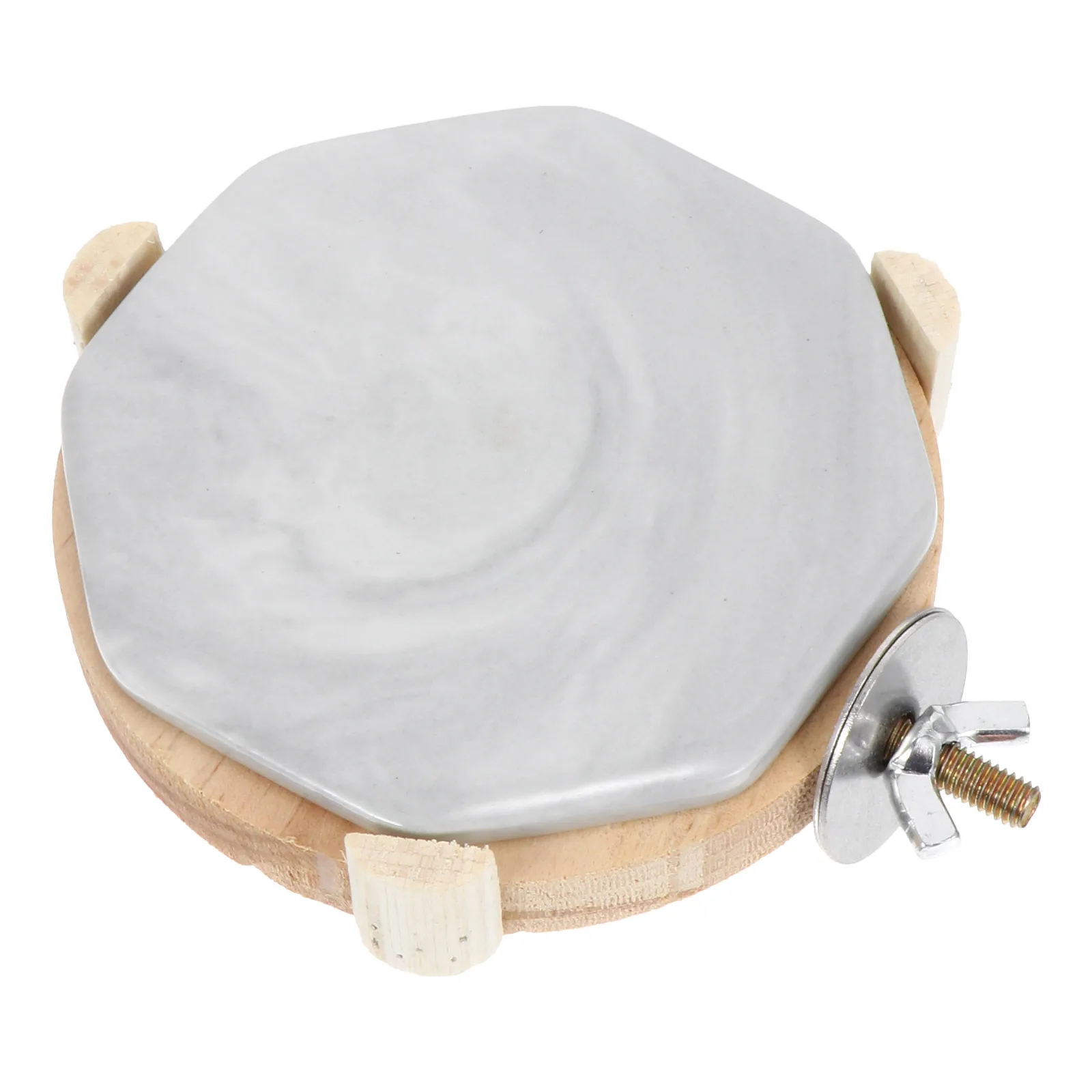 Hamster Cooling Octagonal Ceramic Small Animals Ice Bed Cooling Plate Pet Summer Sleeping Mat Reusable Dissipation