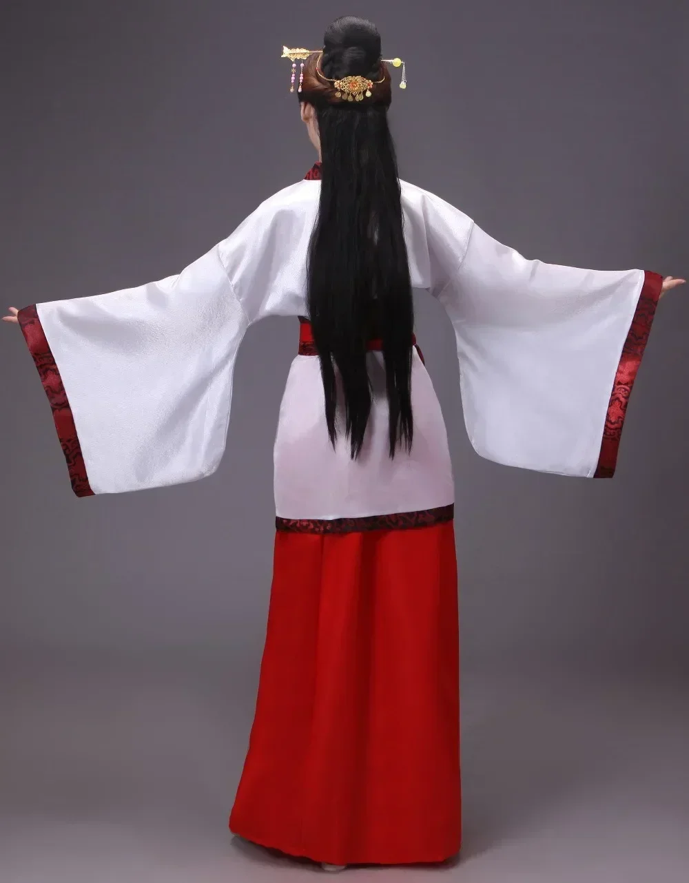 Vintage Hanfu Women Top Skirt 2 Piece Set Costume Festival Outfit Cosplay Ladies Dress Suit Elegant Traditional Chinese Clothing view 5