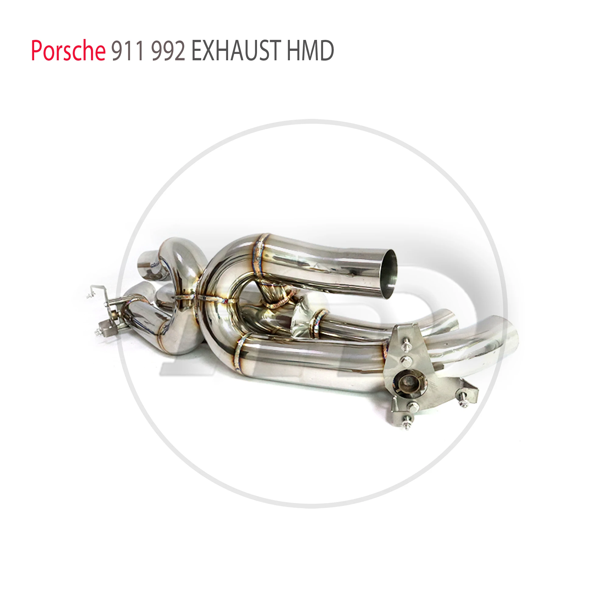 HMD Stainless Steel Exhaust System Performance Catback For Porsche 911 992 Carrera S X-pipe Muffler