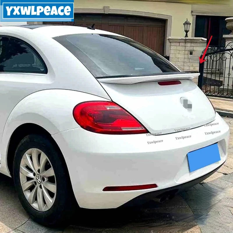 

For Volkswagen VW Beetle 2013 2014 2015 2016 High Quality ABS Plastic Primer Color Rear Trunk Lip Spoiler Body Kit Accessories