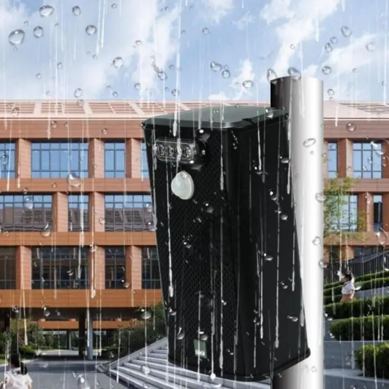 태양열 충전기 알루미늄 합금 쉘 크기 270*145*103mm 적외선 유도 트리거 음성과 야외 방수 사운드 칼럼