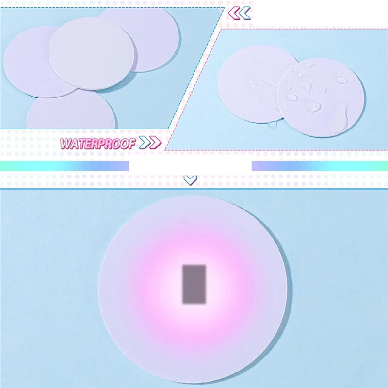 SQPP-160Pcs NFC Tagsntag 215 NFC ملصق رقاقة مستديرة NFC علامة إعادة الكتابة بطاقة NFC لزجة الظهر NFC تمكين جهاز الهاتف الخليوي