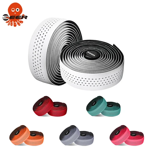 SEER-Cinta para manillar de bicicleta, cinta suave Extra gruesa de 3mm, EVA + PU, antideslizante, a prueba de golpes, transpirable, accesorios para bicicleta