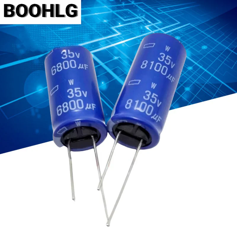 2 Buah Jubah Biru Berlian Hitam Impor Asli dengan 63V 3300Uf 35V 8100Uf 35V 6800Uf 35V 3400Uf 35V 5600Uf 35V 3300Uf Power Amplifi