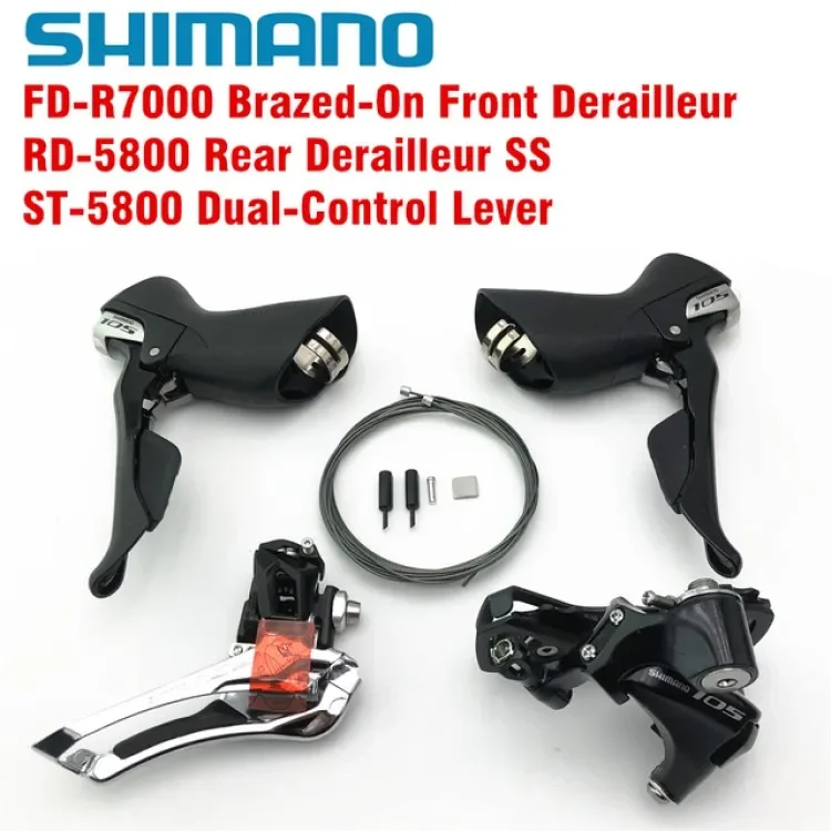 Hot sale  R7000 and 5800 Groupset 105 R7000 Derailleurs ROAD Bicycle ST+FD+RD R7000 Front REAR Derailleur