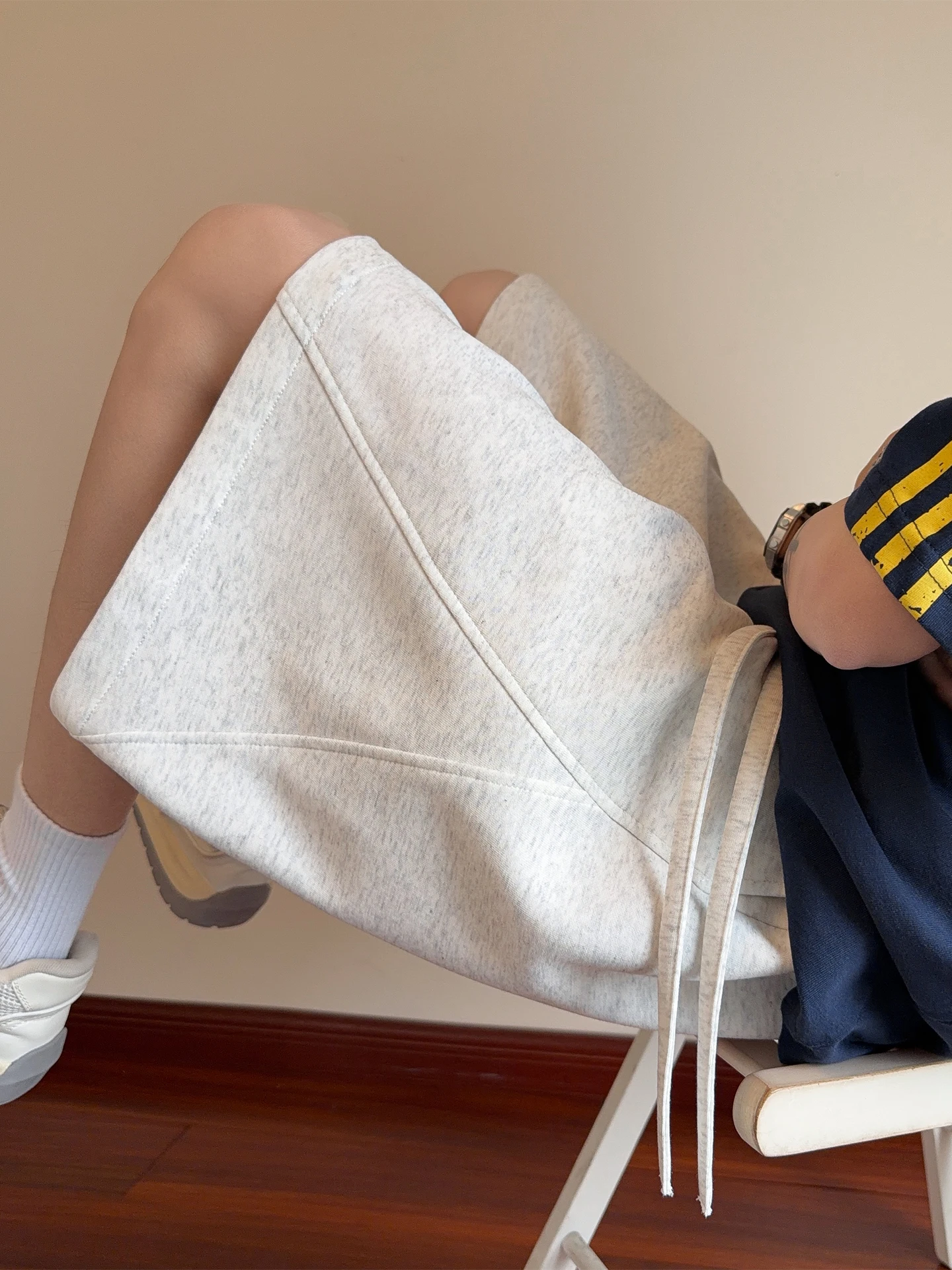 

Trendy Brand Men's Casual Sport Shorts Summer Outdoor Wear Loose Five-Quarter Wide Leg Large Size Mid-Pay Pants New Model