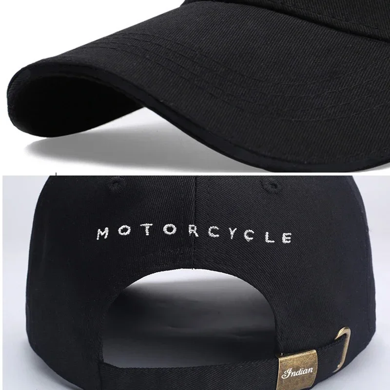 Motorcycle Embroidery Hats Casual Baseball Caps Sunscreen Hat For Indian Scout FTR CHIEF SPRINGFIELD CHIEFTAIN ROADMASTER