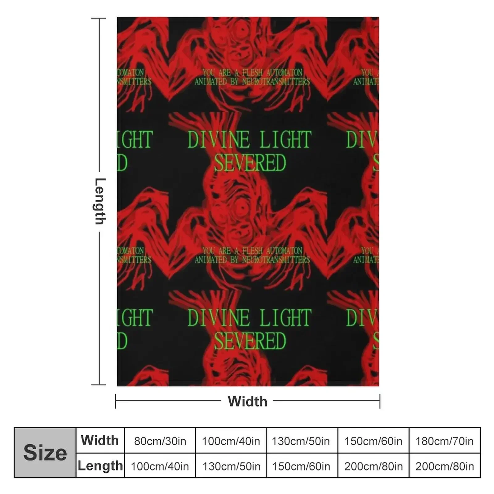 DIVINE LIGHT SEVERED - Cruelty Squad Throw Blanket valentine gift ideas decorative Beautifuls Blankets