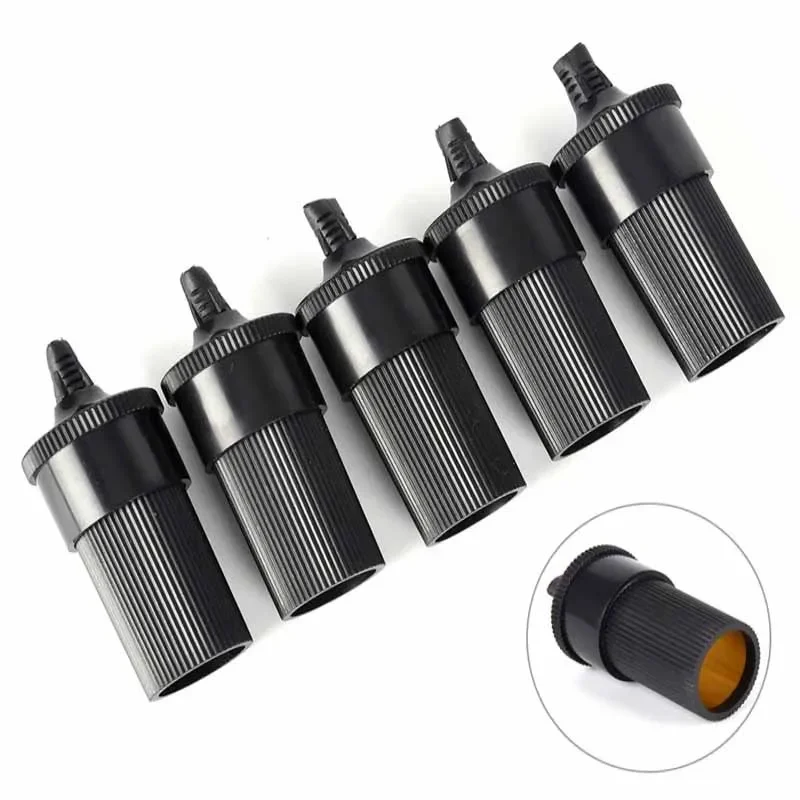 12V/24V Car Cigar Lighter Lnline Socket Plug Adapter Auto Accessories